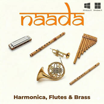 ILIO Naada Harmonica, Flutes, and Brass for Windows Virtual Instrument Plug-Ins