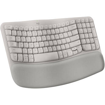 Logitech Wave Keys Wireless Ergonomic Keyboard (Sand)