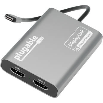 Plugable Dual Monitor USB-C to HDMI Adapter