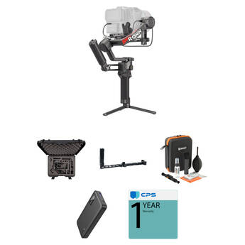 DJI RS 4 Pro Gimbal Stabilizer Combo Accessory Kit with Dual-Handle Bracket