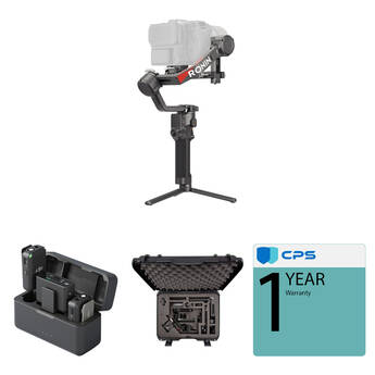 DJI RS 4 Pro Gimbal Stabilizer and Wireless Microphone System Kit