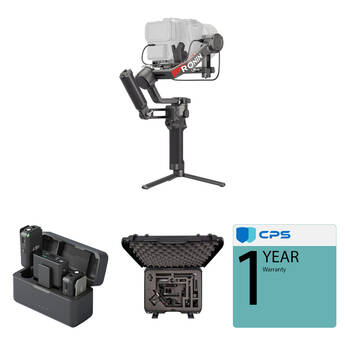 DJI RS 4 Pro Gimbal Stabilizer Combo Kit with Wireless Microphone System