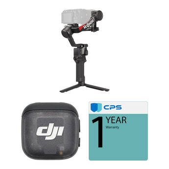 DJI RS 4 Gimbal Stabilizer with Wireless Microphone Transmitter Kit