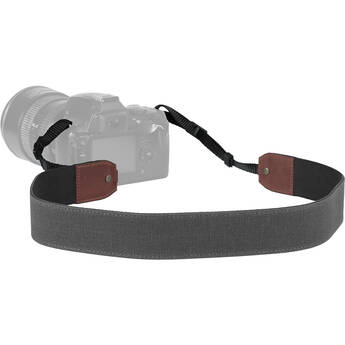 MegaGear Canvas and Leather Adjustable Shoulder/Neck Strap (Brown/Black)