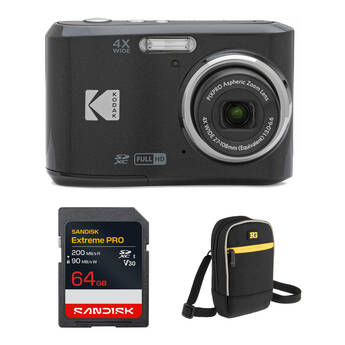 Kodak PIXPRO FZ45 Digital Camera with Accessory Kit (Black)