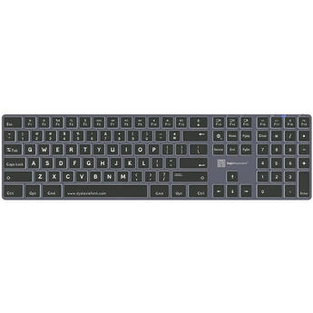 Logickeyboard TITAN Dyslexie Wireless Keyboard (Mac, US English)