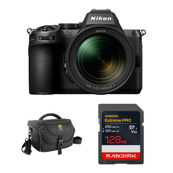 Nikon Z5 II Mirrorless Camera with 24-70mm f/4 Lens and Basic Bundle