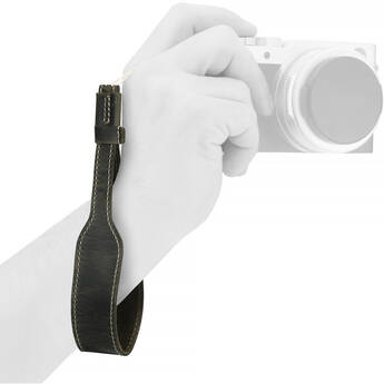 MegaGear Leather Wrist Strap (Olive)