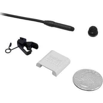 Sanken COS-11D Omni Lavalier Microphone with Normal Sensitivity & 3.5mm Locking Sony Connector (with Accessories, Black)