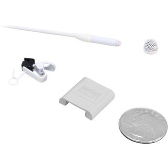 Sanken COS-11D Omni Lavalier Microphone with Reduced Sensitivity & 3.5mm Locking Sony Connector (No Accessories, White)