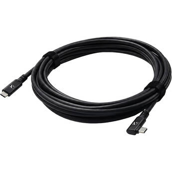 ZILR USB-C to USB-C Cable Right-Angle -5M /6.4 ' - 20 Gbit/S 60W