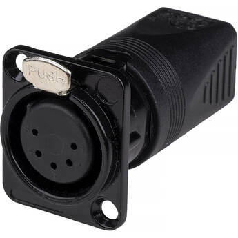 Sescom DMX-5XF-CAT5 5-Pin XLR Female to RJ45 DMX Adapter