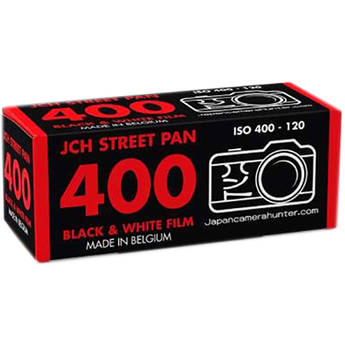 Japan Camera Hunter StreetPan 400 Black and White Negative Film (120 Roll Film, Expiration 4/2026)