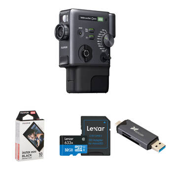 FUJIFILM instax mini Evo Cinema Hybrid Instant Camera with Basic Bundle