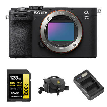 Sony a7C II Mirrorless Camera with Basic Bundle (Black)