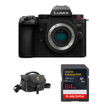 Panasonic LUMIX G9 II Mirrorless Camera with Basic Bundle (Black)