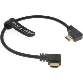Alvin's Cables High-Speed HDMI Left-Angle to Right-Angle Cable (11.8")