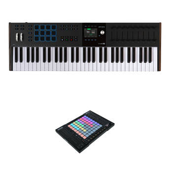 Arturia KeyLab 61 mk3 Professional MIDI Controller and Software Kit with Akai APC64 Controller