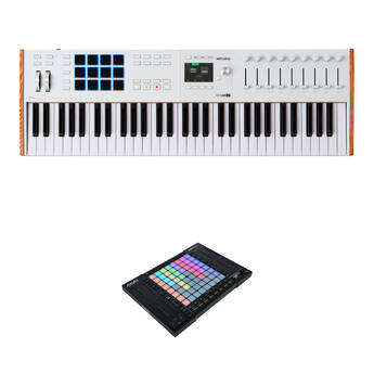 Arturia KeyLab 61 mk3 Professional MIDI Controller and Software Kit with Akai APC64 Controller
