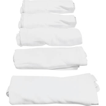 JMAZ Facade Replacement Scrim for Event Booth Facade (5-Pack, White)