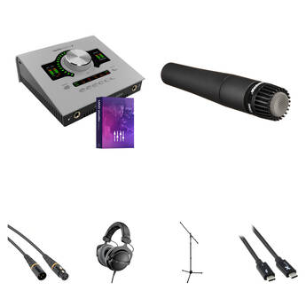 Universal Audio Apollo Twin X QUAD Gen 2 Thunderbolt 3 Audio Interface with Guitar Recording Kit
