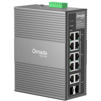 TP-Link Omada IES210GPP 10-Port Gigabit PoE++ Compliant Industrial Managed Network Switch