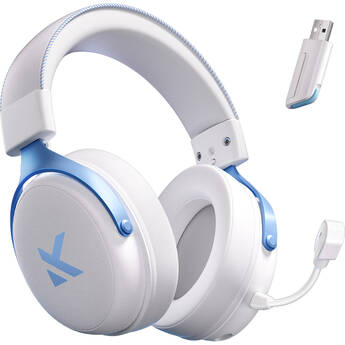 MCHOSE V9 Pro Wireless Gaming Headset (Icy White)