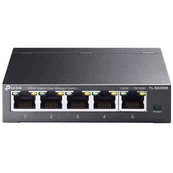 TP-Link TL-SG205E 5-Port Gigabit Managed Network Switch