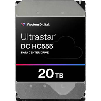 WD 20TB Ultrastar HC555 7200 rpm SATA III 3.5" Data Center Drive