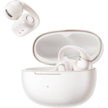 SHOKZ OpenDots 2 Open-Ear Clip-On Earbuds (Pearl White)