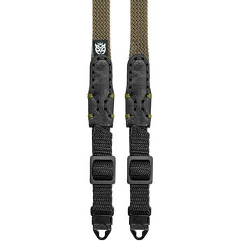 Owlkrown 40" Classic Round Rope Camera Strap (Safari, Hassy Clip)