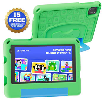 Contixo A7 7" Kids Tablet with Green Silicone Case