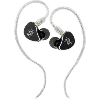Kiwi Ears by Linsoul Belle In-Ear Monitors with Microphone (3.5mm, Black)