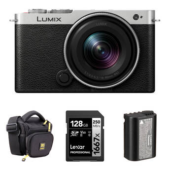 Panasonic LUMIX S9 Mirrorless Camera with 18-40mm f/4.5-6.3 Lens and Essentials+ Kit (Black/Silver)