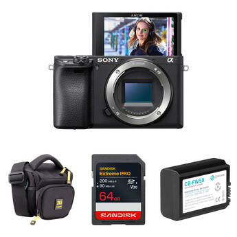 Sony a6400 Mirrorless Camera with Basic Bundle