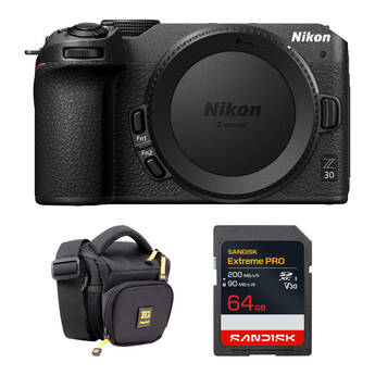Nikon Z30 Mirrorless Camera with Basic Bundle