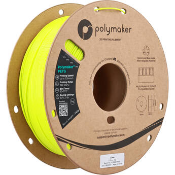 Polymaker 1.75mm PolyLite PETG Filament(1kg, Lime)