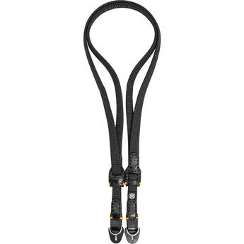 Owlkrown 32-58" TrailFlex Adjustable Camera Strap (Alpha, Polished Split Ring)