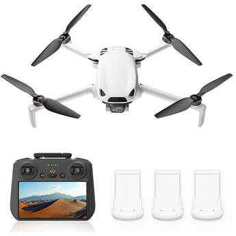 SKYROVER S1 Drone Fly More Combo with Remote Screen Controller (White)