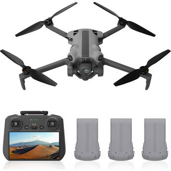 SKYROVER X1 Drone Fly More Combo with Remote Screen Controller (Gray)