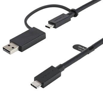 StarTech USB-C Cable with USB-A Adapter (3.3', 10Gbps/5Gbps, 100W, 5A)
