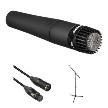Shure SM57-LC Handheld Dynamic Microphone Stage Kit