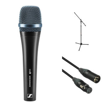 Sennheiser e945 Supercardioid Dynamic Handheld Vocal Microphone Stage Kit