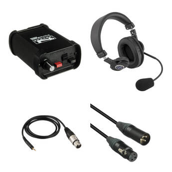 PortaCom Single-Ear Headset 2-Way Communications Kit