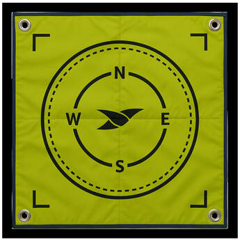 Torvol Double-Sided Drone Landing Pad for Medium/Large Drones (19.6", Green/Black)