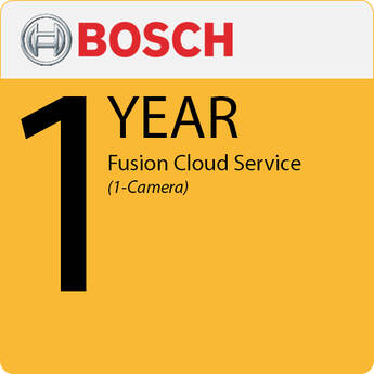 Bosch Fusion Cloud Service (1-Camera, 1-Year)