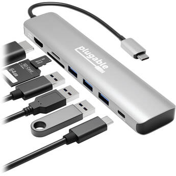 Plugable 7-in-1 USB-C Hub