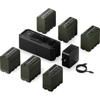 Tilta NP-F970 6-Battery Kit with Foldable 6-Bay Charging Station (China)