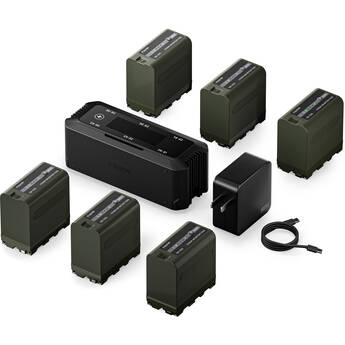 Tilta NP-F970 6-Battery Kit with Foldable 6-Bay Charging Station (EU)