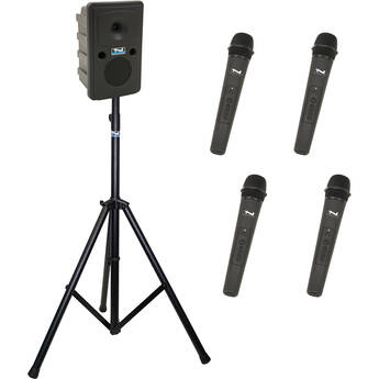 Anchor Audio Go Getter 2 System 4 with Four WH-LINK Wireless Handheld Microphones